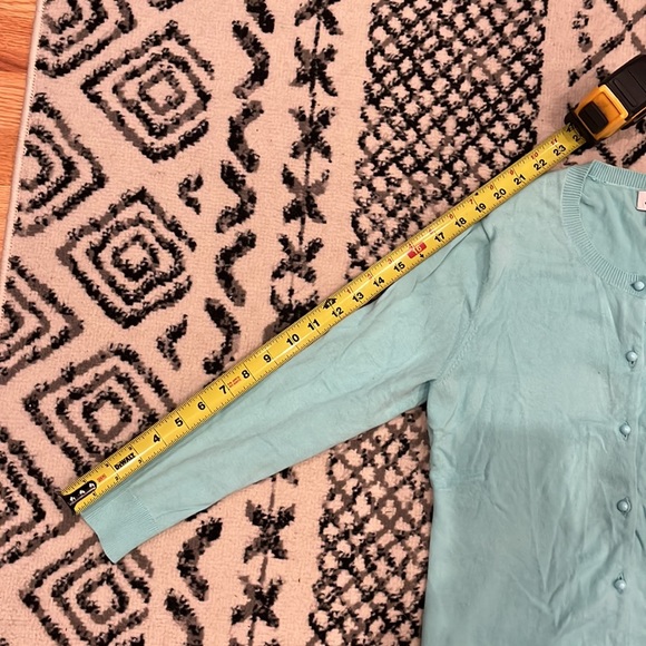 Vineyard vines teal button up sweater - Picture 7 of 7